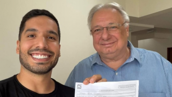 Ao lado de André Fernandes, Moroni Torgan anuncia filiação ao PL