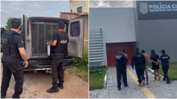 Polícia prende trio que atuava em ponto de tráfico de drogas em Camocim, no Ceará